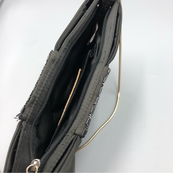 Banana Republic Juliette Black Satin Clutch - Picture 4 of 14